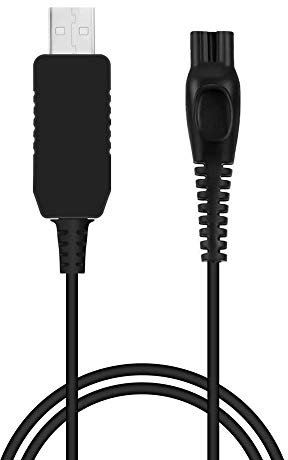 15V Charger Cable for Philips Shaver, USB Replacement Power Cord for HQ8505 Philips Razor Chargers, Norelco 9700, 9300, 8900, 6100, 5700, 5550, 3000, 3500, 4200, 4500 Electric Shavers Accessories