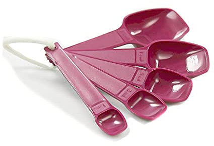 Tupperware Backen Meßlöffel rot klein Maßgeber Meß Löffel Backhelfer