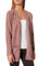ONLY Damen Onllesly L/S Open Cardigan KNT Noos Strickjacke 15174274,Rose Browndetail:w. Melange,L