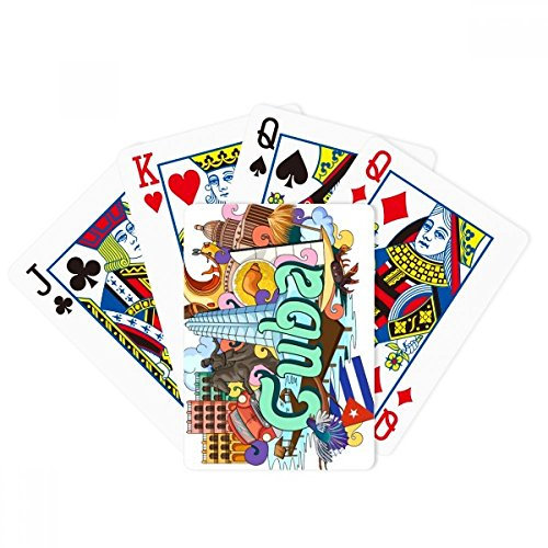 Guantanamo Trinidad Cuba Graffiti Poker Playing Magic Card Fun Brettspiel