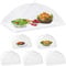 Osportfun 6pcs Cloche Alimentaire Pliable Anti-Mouche Couvercle de Nourriture en Maille Tente Parapluie Anti-Insectes Protection pour BBQ Pique-Nique Aliments,1 Large (100x60cm) & 5 Standard