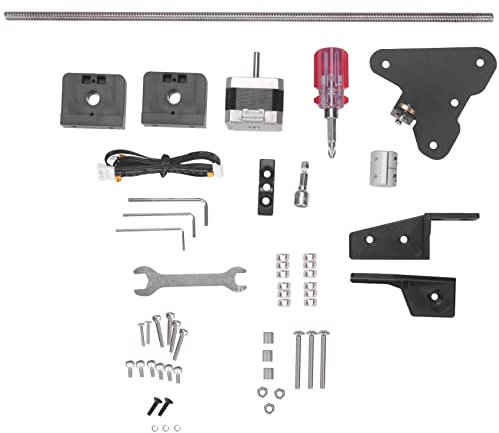 Pmandgk Doppel Z-Achsen Upgrade Kit mit Gewinde Spindel Schritt, Geeignet für -3 / -3 V2 / -3 Pro 3D Drucker