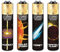 Clipper Feuerzeuge 4er Set + 1x DHOBIA Feuerzeug (Across Universe)