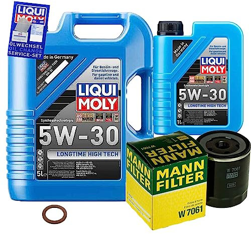 EISENFELS Inspektionspaket Wartungspaket Filterset mit 6 L Motoröl 5W-30, Ölfilter, Dichtring