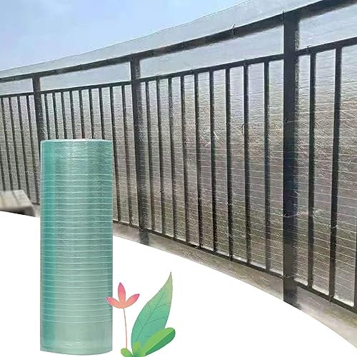 KOOEIN Polycarbonat-Dachplatten für Gewächshäuser,Klare Glasfaserplatten,Uv-Beständige Ersatzplatten,Transparente Gewächshausplatte,Kunststoffplatten für Fensterabdeckung,Stegplatten Vordach,W×L-1x2m