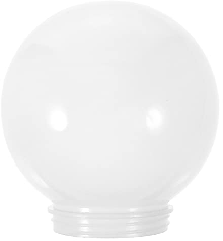 UKCOCO Pantalla bola poste de luz globo iluminación y ventiladores de techo pantalla de lámpara acrilico luces exteriores para casa candelero pantalla de patio pantallas de lámpara LED