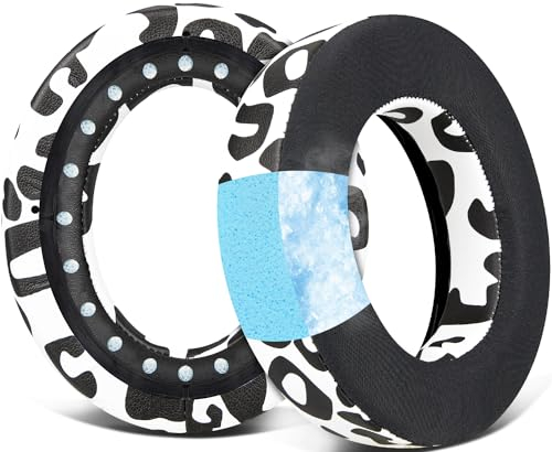 SOULWIT Kühlgel Ersatzpolster Ersatz Ohrpolster für Corsair HS75 XB HS70/Pro HS60/Pro HS50/Pro Gaming Headset/Kopfhörer,mit hoher Dichte geräuschisolierendem Schaumstoff