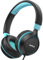 EarFun Kinder Kopfhörer, Kopfhörer Kinder mit Kabel, 85dB Lautstärkenbegrenzer, Superleicht, Faltbarer, Einstellbar, Stereoklang, 90 Grad drehbarer, On-Ear Kinderkopfhörer für Schule/Tablet, Schwarz