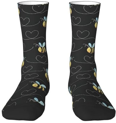 Unisex-Socken mit Hummel-Motiv, Damen- und Mädchensocken, Herren, Teenager, Jungen, Geschenke für Papa, Ehemänner, Brüder
