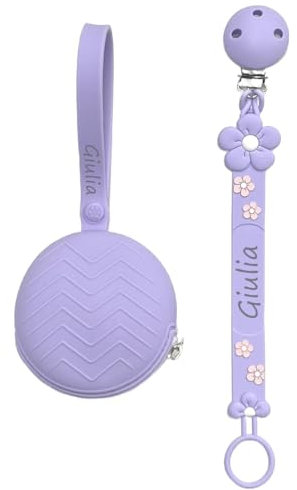 NOVITÁ Fettuccia IN SILICONE, per ciuccio personalizzata con nome, margherita, BABYJART, lavabile,sicura per il bambino,compatibile con ciuccio MAM e CHICCO AZIENDA ITALIANA, MADE IN ITALY!
