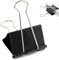 Foldback Klammern 60 Stück Foldbackklammer 32mm Metall Binder Clips für Büro Schul Brief Büroklammer Bürobedarf Schwarze Binderclips