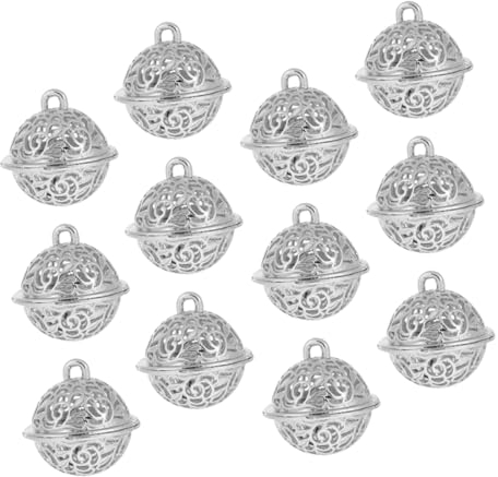 IMIKEYA 12St selbstgemachte Glocke Weihnachtsglöckchen Glockenverzierungen weihnachtsdeko Christbaum anhänger Dekor Ornament Weihnachtsbaum anhänger Weihnachtsschmuck Haushalt schmücken