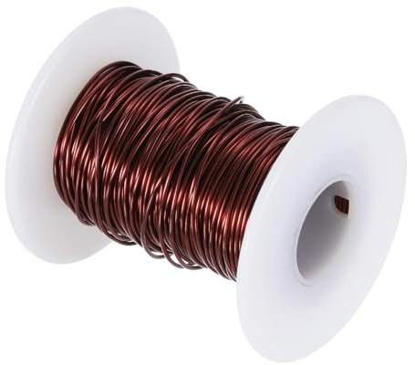 QUARKZMAN 0,85 mm Magnetdraht 18 m emaillierter Kupferdraht emaillierter Magnetwicklungsdraht Spule 100 g 130℃ für Transformatoren und Induktoren