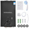 Calentador de Agua de Gas Propano GPL 10L, Calentador de Agua Instantáneo Sin Tanque 20kw con Kit de Ducha, Quemador de Caldera para Acampar, Rv, Casa (Negro)