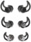 MQIMY Silicone Replacement Earbud Tips Earbud Covers Ear Tips Compatible with Bose QC20 QC20i SoundSport SIE2i IE2 IE3 Headphone Rubber Tips 3 Pairs S M L