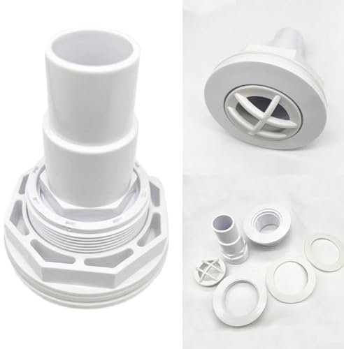 HEBEOT SP1026D - Raccordo per getto di uscita di ritorno completo fuori per terra, ugello da parete per piscina di manutenzione