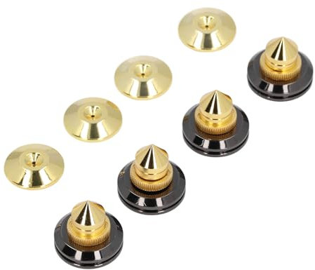 Subwoofer-Füße, Professionelle Vibrationsdämpfende Lautsprecher-Isolationspads aus Metall mit 300 Kg Tragkraft für Lautsprecher, Verstärker, CD, DVD-Player