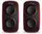 Télécommande universelle WHY EVO NOA MINI à 4 boutons - Programmable code fixe ou code tournant - Fréquences 433 ou 868 mhz - Pour portails et porte de garage (Rouge Volcan Lot de 2 télécommandes)