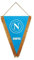 Sfiziosa Gagliardetto Tifoso Partenopeo Napoli Colore Azzurro Misura 20x28 cm
