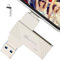 iPhone USB Stick 64gb-Externer Speicher für iPhone,Geeignet für iPhone/iOS/Android/Smartphones/Tablets/PC,Photostick,Speicherstick Apple kompatibel-USB Stick Handy Fotos speichern,Silber