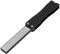 Garden Tool Sharpener, 400/600 Grit Double Sided Knife Sharpener, Folding Pocket Diamond Knife Sharpener for Camping, Home Kitchen (Black)