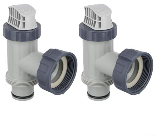 Vannes à piston pour piscine 25010 pour pompe de filtre Intex 28635EG, 28633EG, 28671EG (2 pièces)