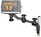 Strg Fish Finder Mount for Boat, Kayak 11.4 Arm Fish Finder Swing Mount Marine Electronics Mounts with Rectangular Plate Compatible with Scotty Garmin Lowrance Humminbird and More Depth Finder