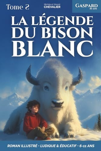 GASPARD, 10 ANS, LA LÉGENDE DU BISON BLANC: Une aventure fantastique chez les Sioux, illustrée, éducative et ludique pour les 6-11 ans ! Un conte inspirant sur le courage et le respect de la nature.