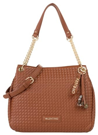 Valentino Schultertasche Gea Shopping Bag Cuoio braun
