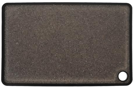 Homoyoyo Tagliere in Plastica Antiscivolo per Tritare Tagliere per Frutta Foro per Appendere Medio 30X20 CM Design Effetto Marmo Nero Riutilizzabile