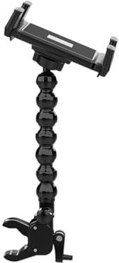 MagiDeal Support de téléphone avec Pied de Micro, Support de téléphone à col de Cygne, de Micro Universel et Robuste, Pince rotative à 360° pour Les