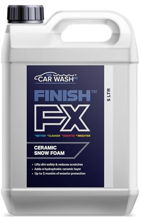 Finish FX Ceramic Snow Foam, Hydrophobic Protective Coating, Car Wash, 3 Month Protection (5 Litre)
