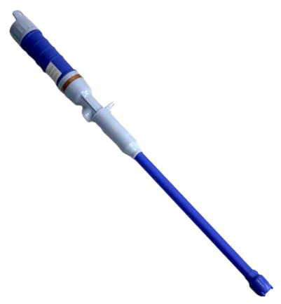 BlissfulAbode Pompa di trasferimento liquido elettrica portatile per gas acqua olio alimentato a batteria blu