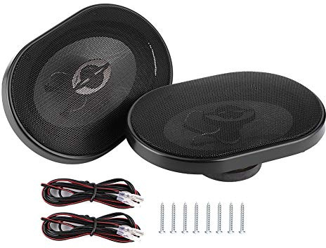 2 Pack 5x7 Inch 380W HiFi Coaxial Car Audio Speakers for Door Trunk Glove Box Panel Stereo Sound