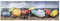 GILDE Gallery Bild xxl 'Beach of Parasols' - Sonnenschirme - Strand - Sommer - Handarbeit 180 x 60 cm