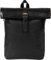 HOLZRICHTER Berlin Rolltop Rucksack No 4-2 aus Leder - Premium Daypack im Vintage-Look für Damen & Herren - Schwarz