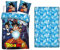 AYMAX S.P.R.L. Dragonball Bettwäsche-Set, Bettbezug 140 x 200 cm + Kissenbezug + Spannbettlaken 90 x 190 cm