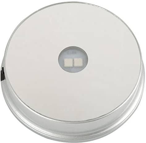 Tnfeeon Crystal Base Stand, Bunter LED-Display Base Bunter Beleuchteter Stand für Kristalle Glaskunst(#1)