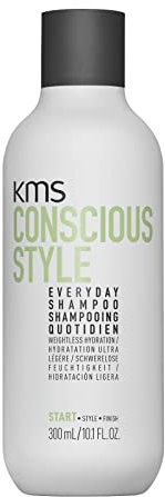 KMS Conscious Style Everyday Shampoo ohne Silikone für normales bis feines Haar, 300 ml