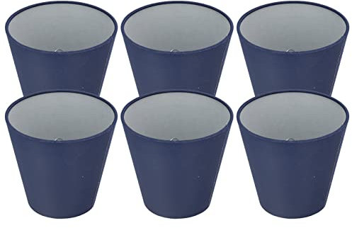 E14-Lampenschirm, breite Anwendbarkeit, verschleißfestes Eisengewebe, moderner, einfacher, moderner Lampenschirm für Miniaturbirne für E14-Birne(A3 02 Dunkelblau)