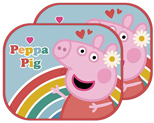 Peppa Wutz Sonnenschutz für Fenster, 2 Stück