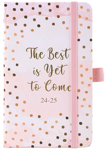 Taschenkalender 2025-2026 - A6 Terminplaner 2025-2026 Wochenansicht, August 2025 bis Juli 2026, mit Gummibandverschluss