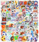 Fußball Aufkleber, 100 Stück Sport Fußball Aufkleber Wasserdicht Wasserflaschen Fußball Vinyl-Aufkleber Fußball Geschenke für Scrapbooking Laptop Skateboard Motorrad Fahrrad Auto für Teenager Kinder