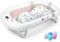 Faltbar Baby Badewanne Mit Rutschfestem Badekissen - Babywanne XXL Mit Baby Badewannensitz & Badethermometer - Von Der Geburt Bis 3 Jahre - Baby Bathtub - Geburtsgeschenke Für Mädchen & Jungen