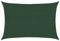 vidaXL Toldo Parasol Lona Protector Solar Sombra de Patio Jardín Terraza Balcón Parque Infantil Exterior de Vela Verde Oscuro HDPE 160 g/m² 3x5 m