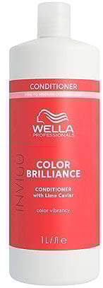 Wella Professionals Invigo Color Brilliance Conditioner fine – glättende Farbschutz-Haarspülung für feines, gefärbtes Haar – mit Vitamin E und Antioxidantien – 1 L