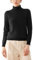 e-girl Pull Cachemire 95% Femme Col Roulé Noir Solide Couleur Tricoté en Vrac Manches Longues Fin Pull en Cachemire et Laine,42,RMS3301