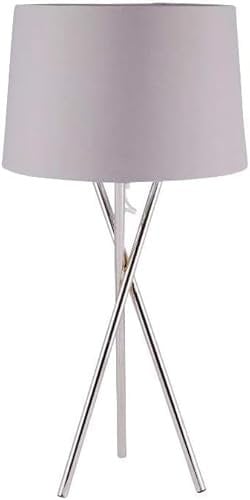 Biznest Tripod Design Table Lamp Give Your Home Decor Office Living Room a Truly Contemporary Look (Grey)