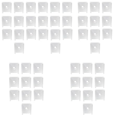 Light Solutions Befestigungsclips Halteclip für Philips Hue V4 & Gradient LightStrip, Weiß - Einfache Montage, Hohe Haltbarkeit, Umweltfreundlich (50)