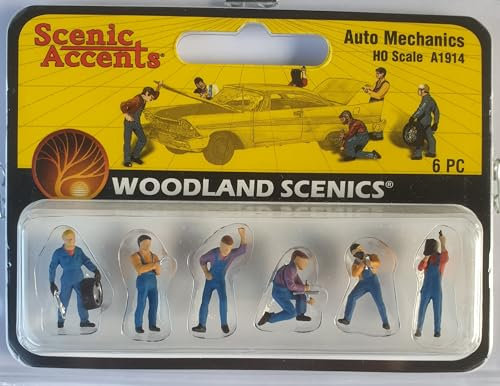 Woodland Scenics A1914 Automechaniker Autoreparatur Autowerkstatt Figuren Spur H0 HO 1:87 Auto Mechanics